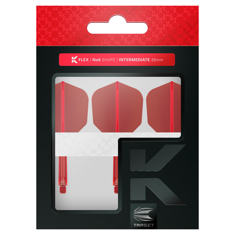 Target K-Flex Flight System - No6 Intermediate Red