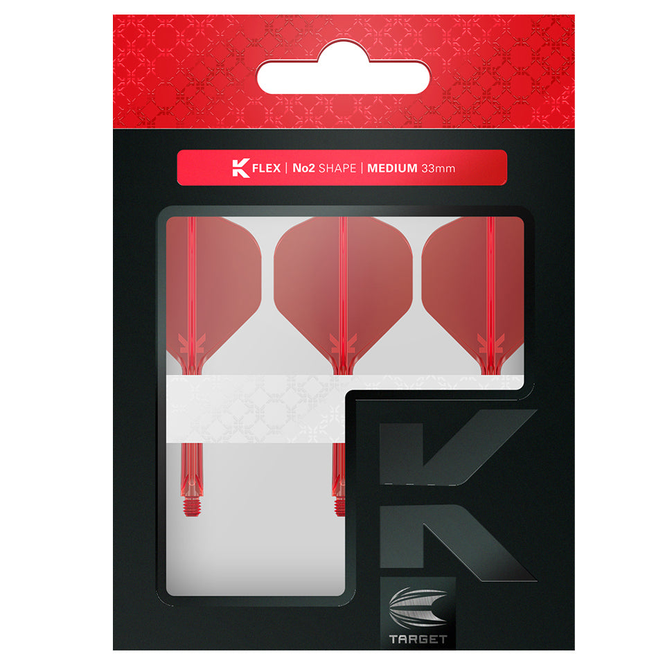 Target K-Flex Flight System - No2 Medium Red