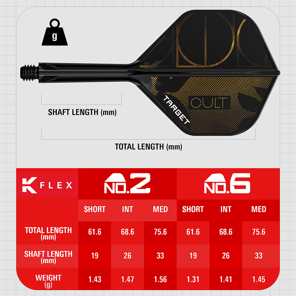 Target Cult K-Flex Flight System - No2 Intermediate