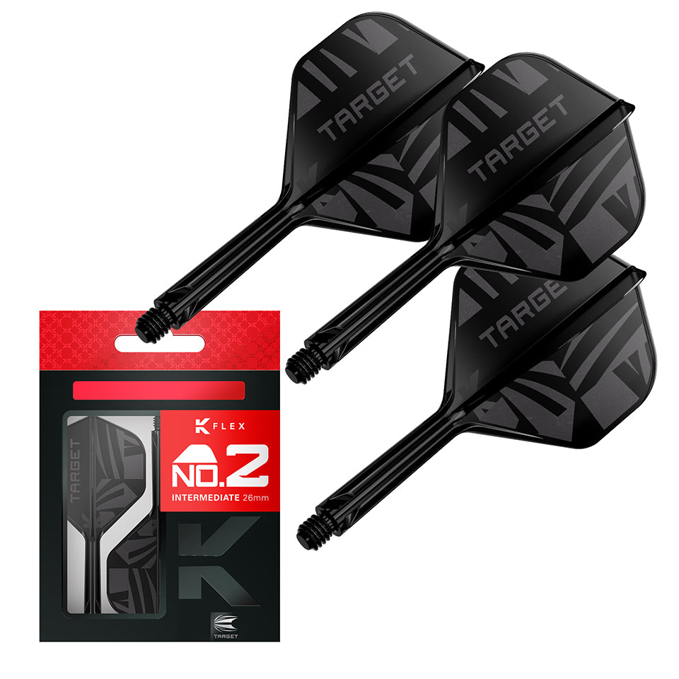 Target Logo K-Flex Flight System - No2 Intermediate Black