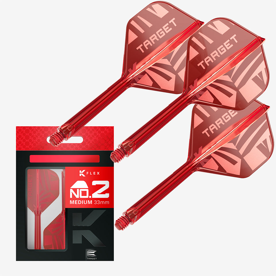Target Logo K-Flex Flight System - No2 Medium Red