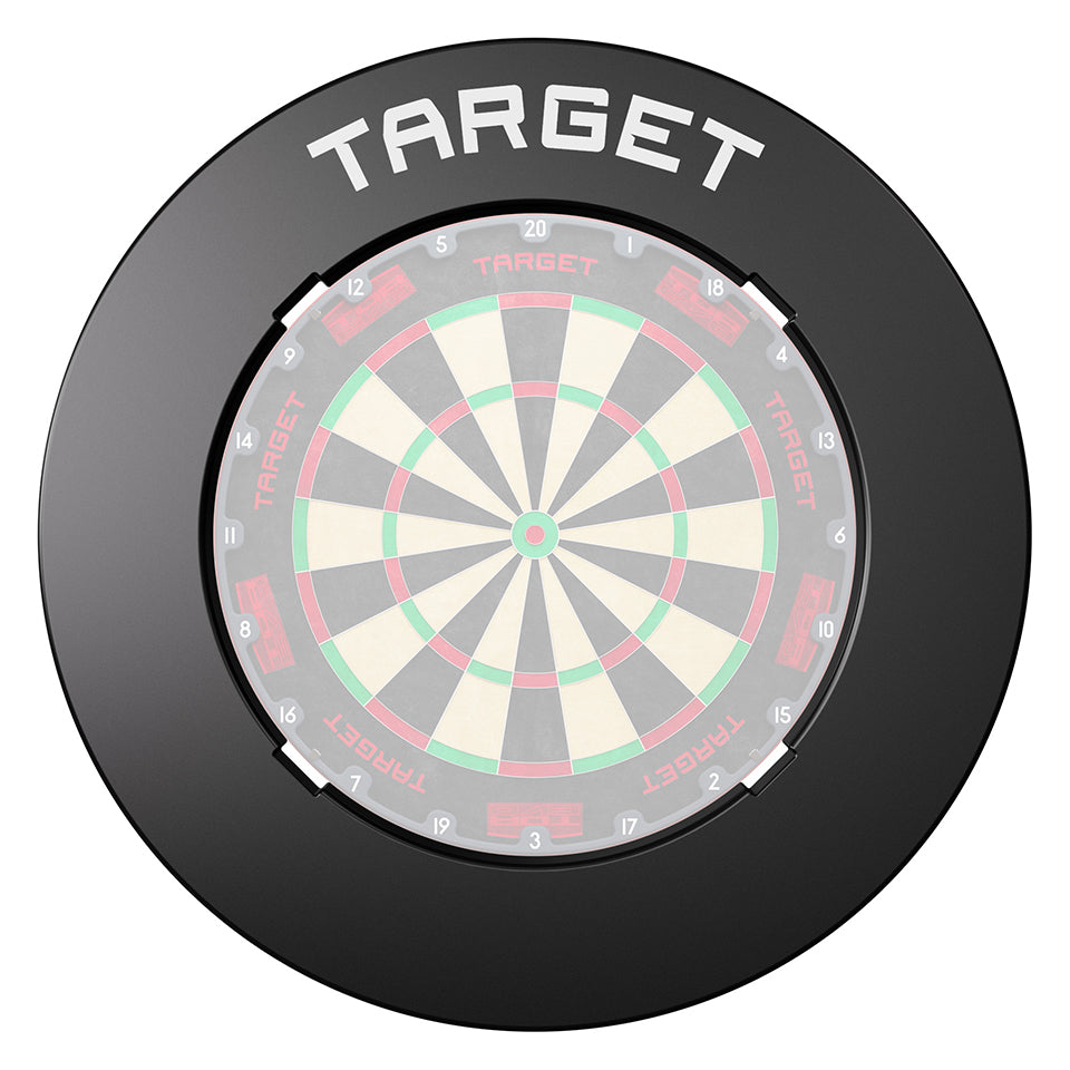 Target Notched Dartboard Surround - Black