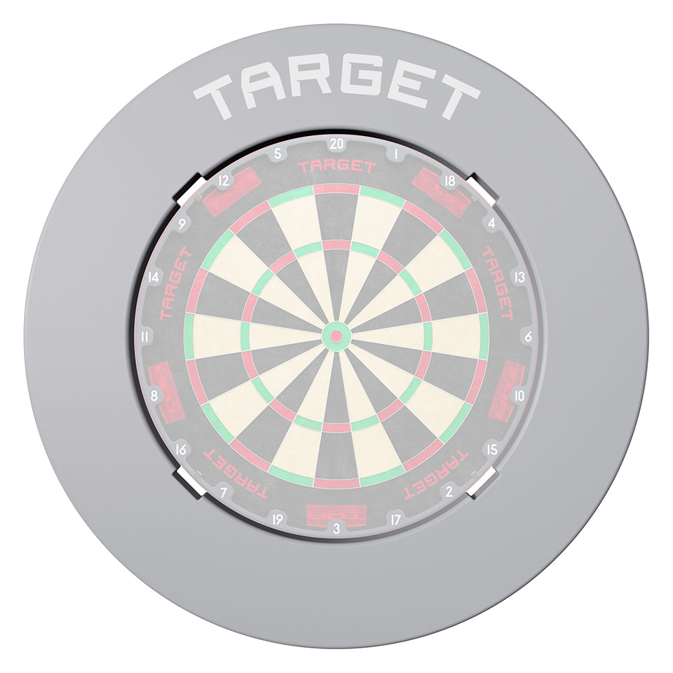 Target Notched Dartboard Surround - Grey