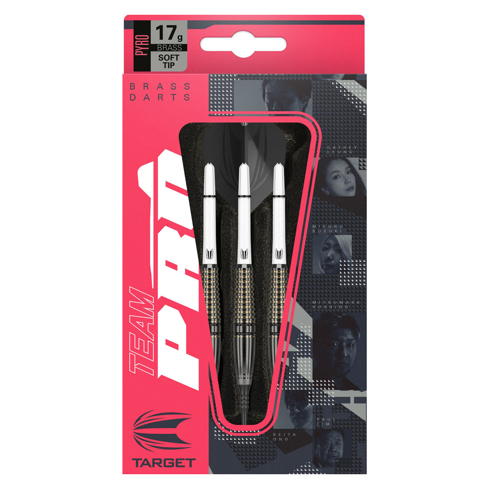 Target Team Pro Mitsumasa Hoshino Brass Soft Tip Darts - 17gm