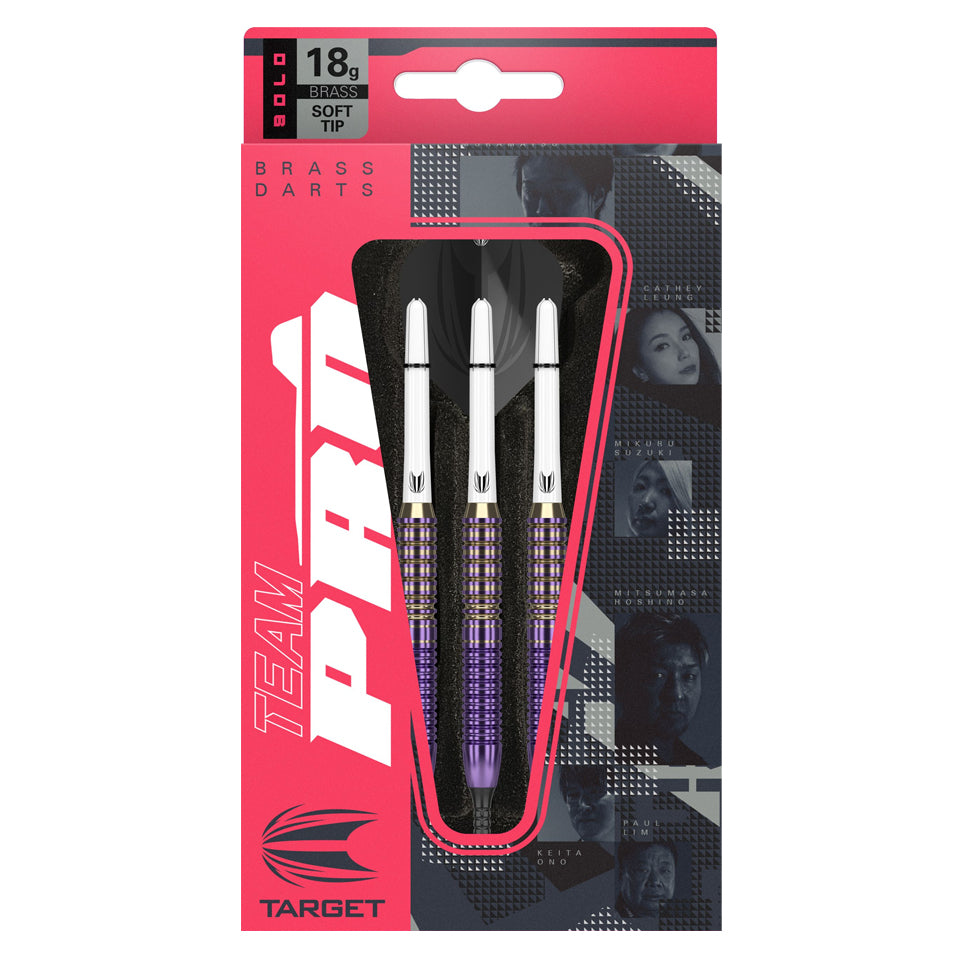 Target Team Pro Keita Ono Brass Soft Tip Darts - 18gm