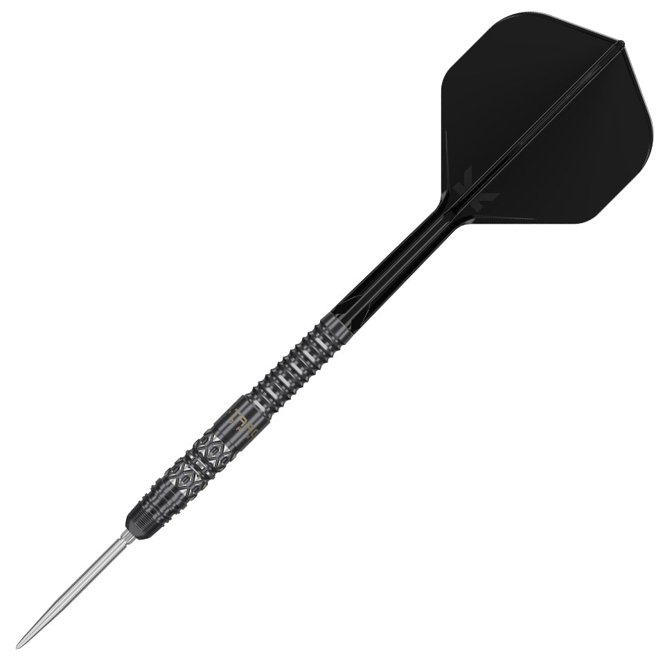 Target Black Marque Creed Swiss Point Steel Tip Darts - 25gm