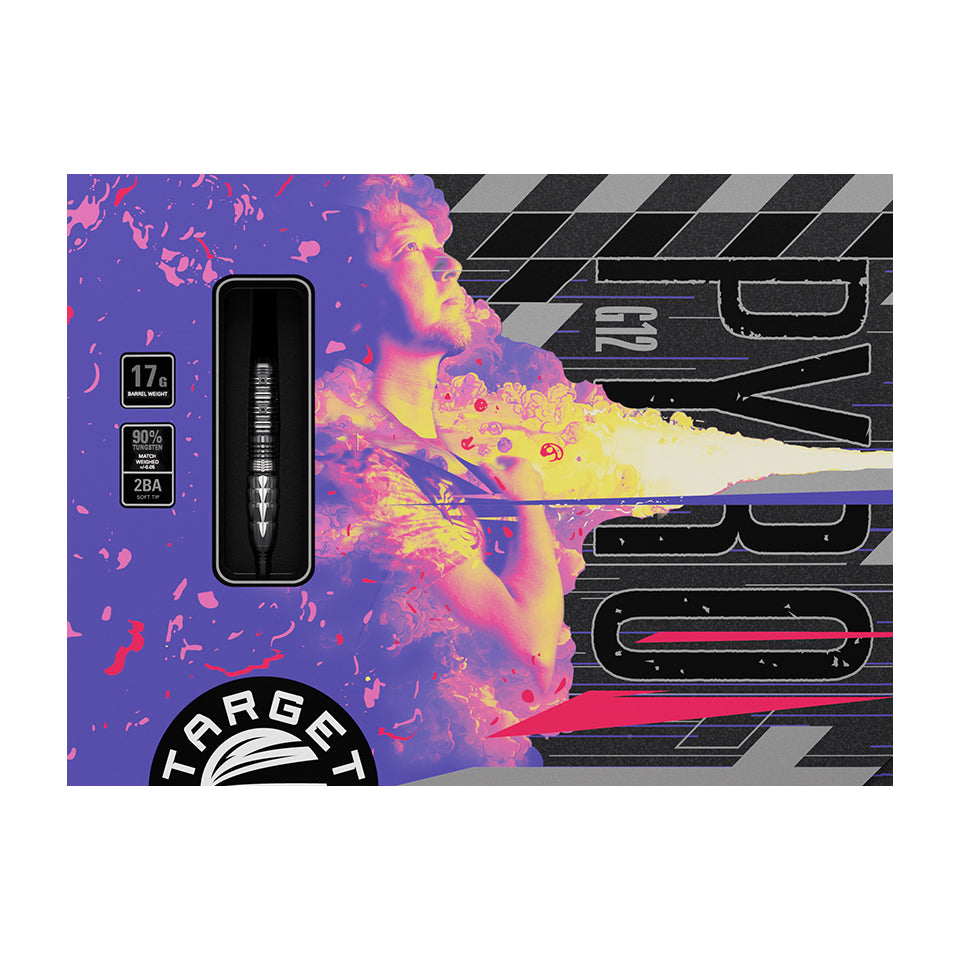 Target Mitsumasa Hoshino Pyro G12 Soft Tip Darts - 17gm