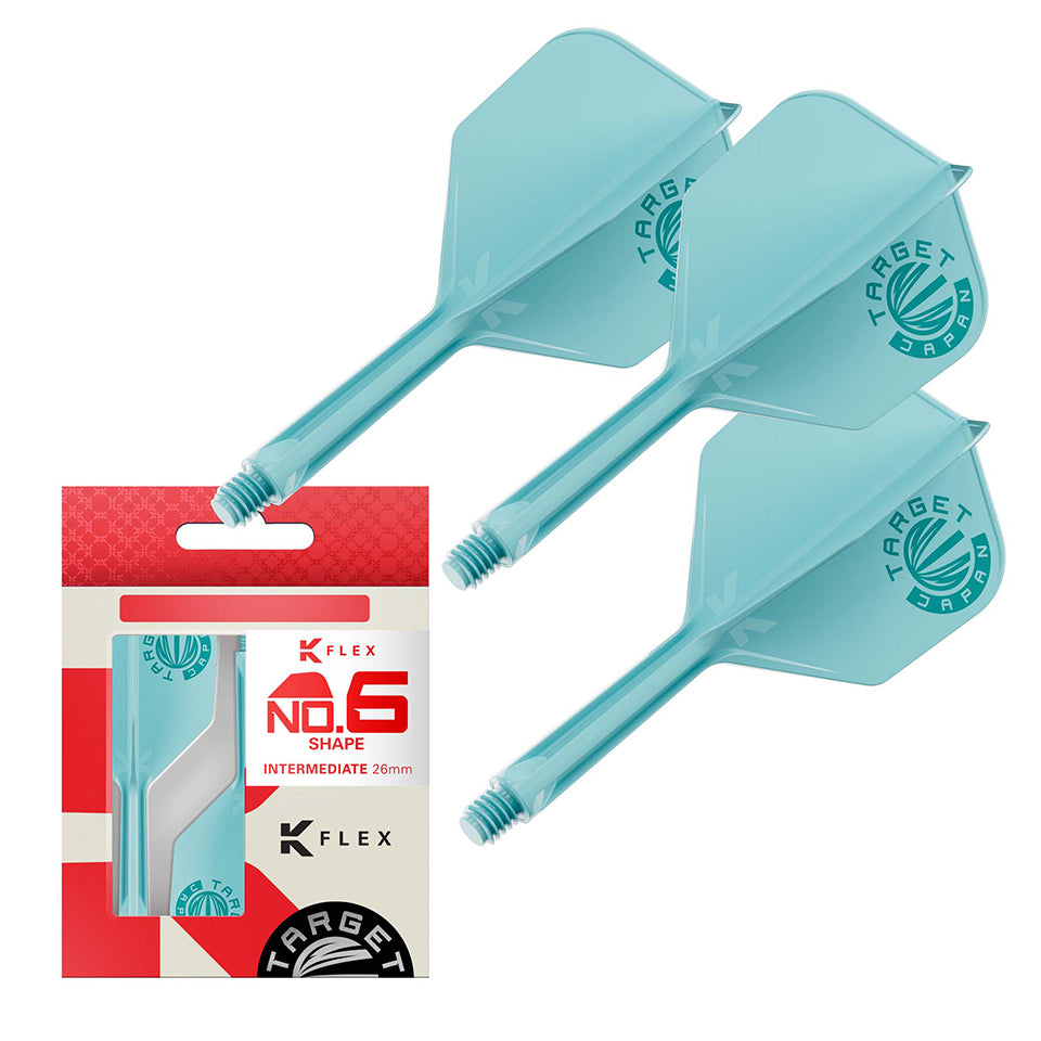 Target Japan Logo K-Flex Flight System - No6 Intermediate Aquamarine