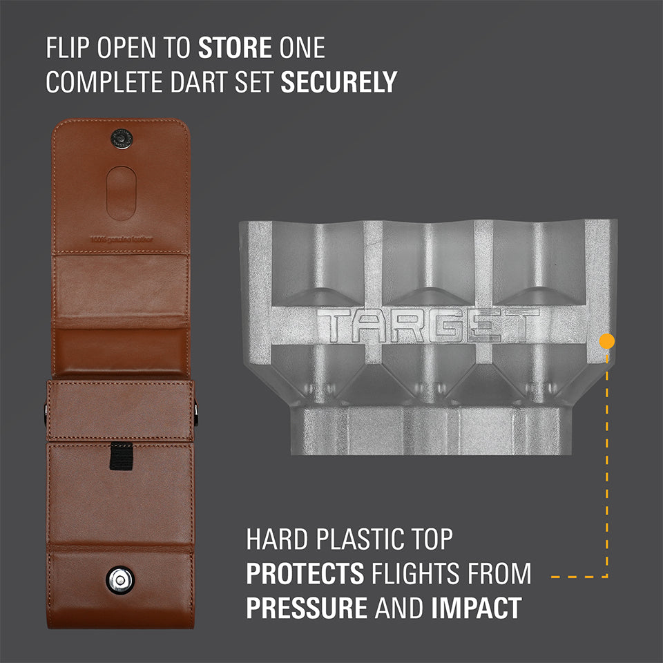 Target Milli Dart Case - Caramel