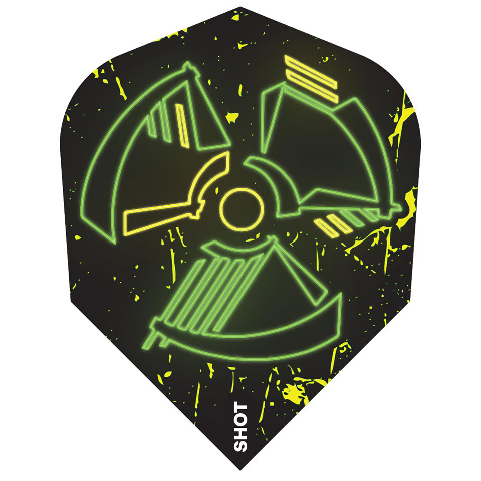 Shot Stowe Buntz Biohazard Darts Flights - Shape