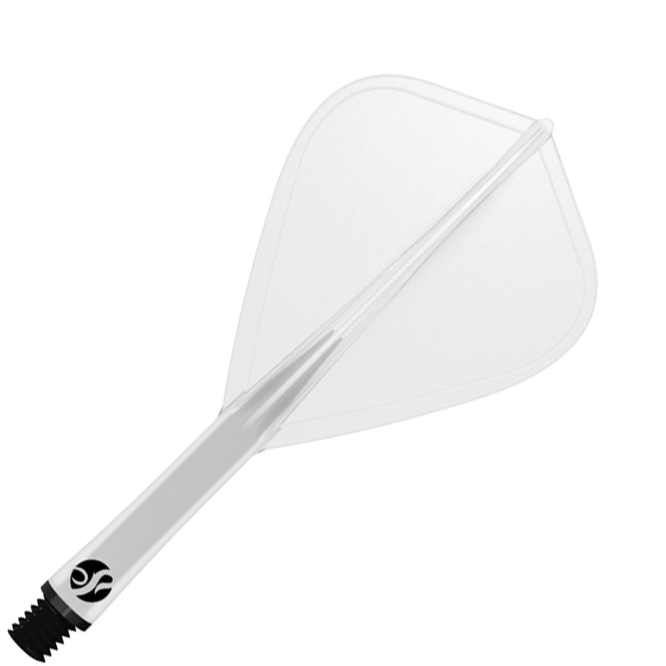 Shot Flight Deck Dart Flight & Shaft System - Kite Short Clear