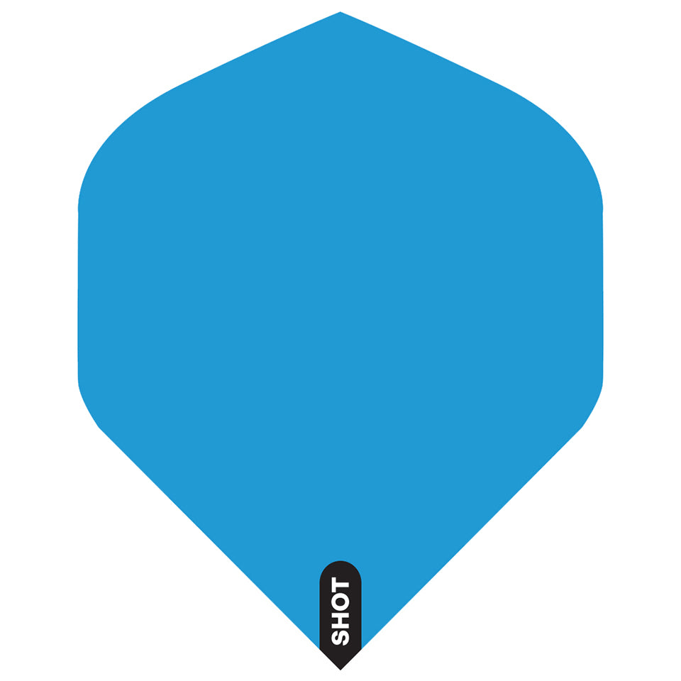 Shot Dart Flights - Standard Blue