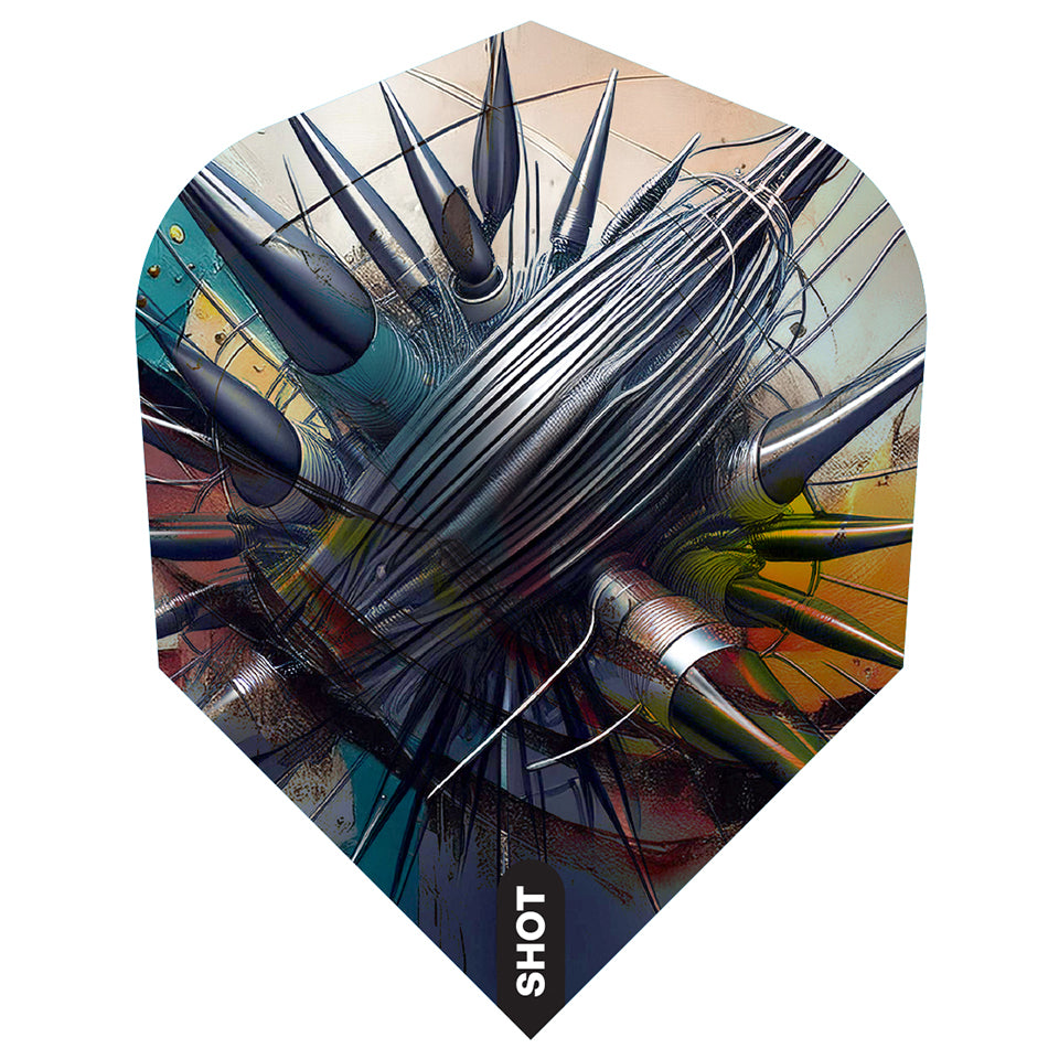 Shot Gnarly Rippah Dart Flights - Shape