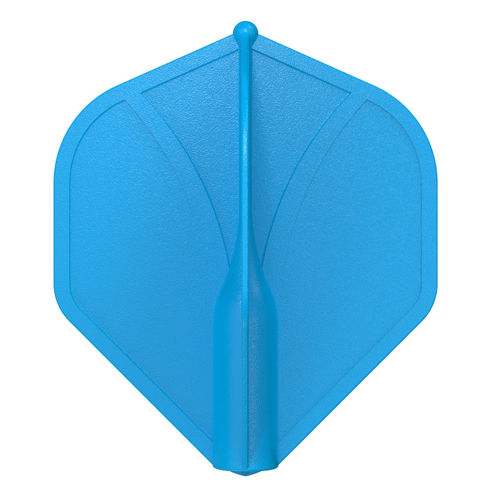 Shot Airfoil Dart Flights - Standard Blue