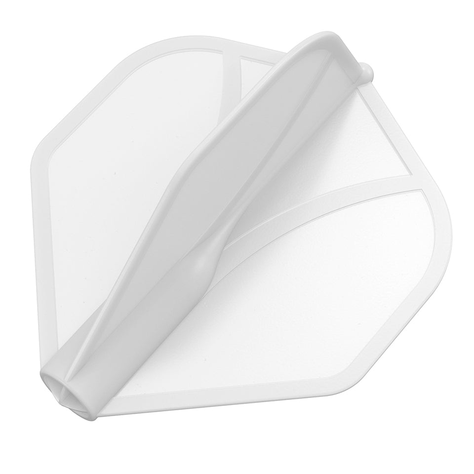 Shot Airfoil Dart Flights - Standard White