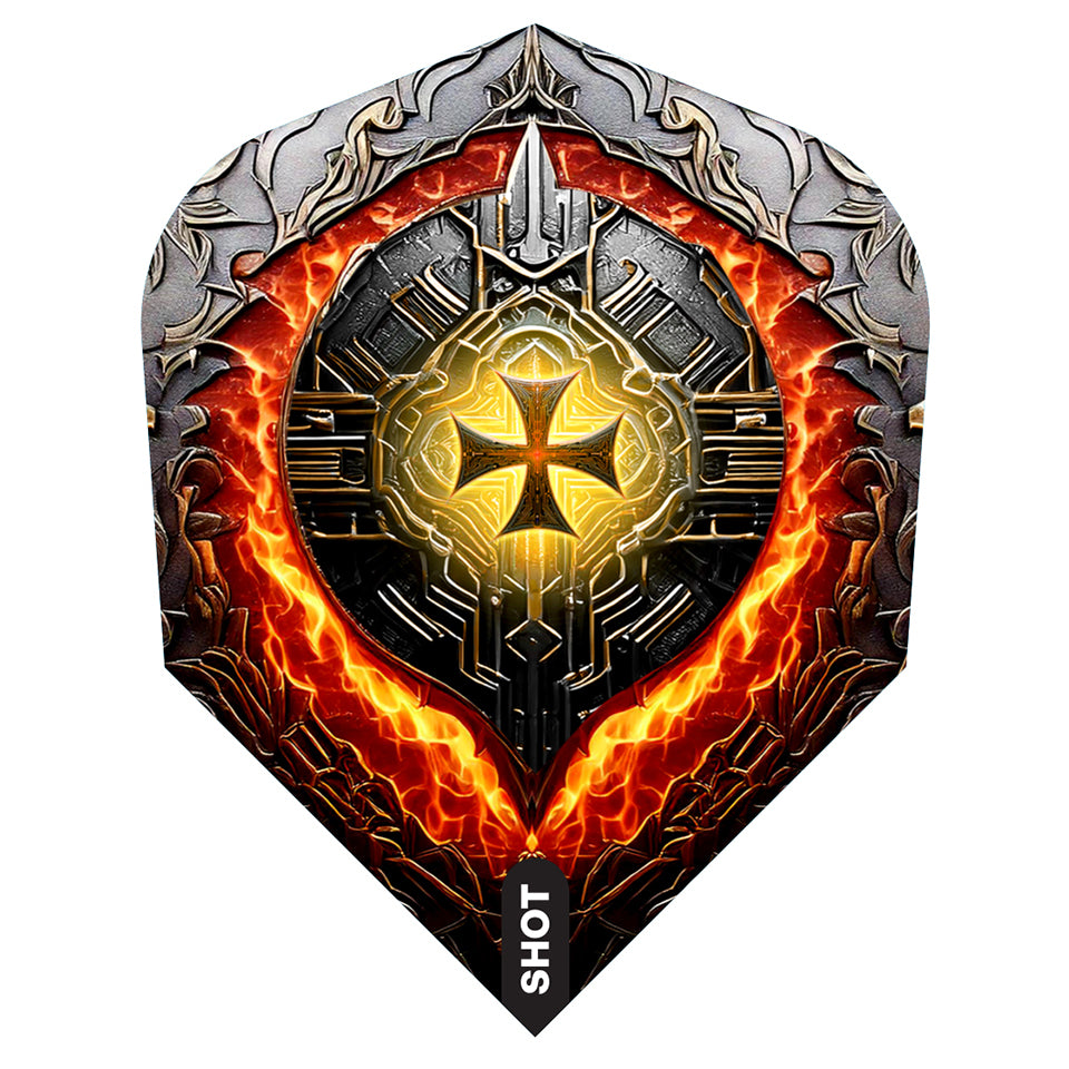 Shot Future Knights Hachette Dart Flights - Shape