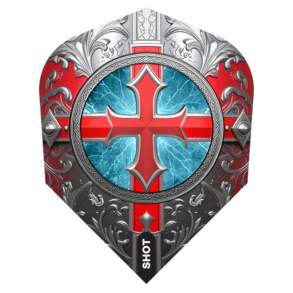 Shot Future Knights St. George Dart Flights - Shape