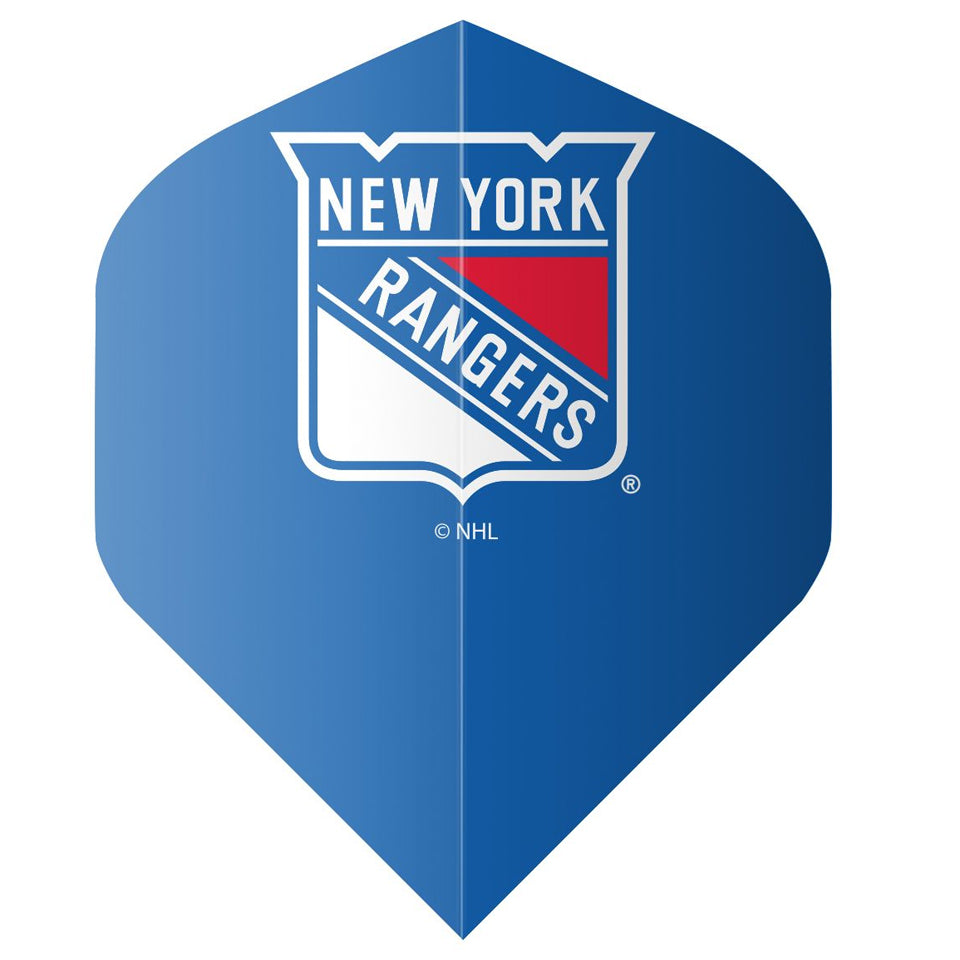 Shot Official New York Rangers Dart Flights - Standard
