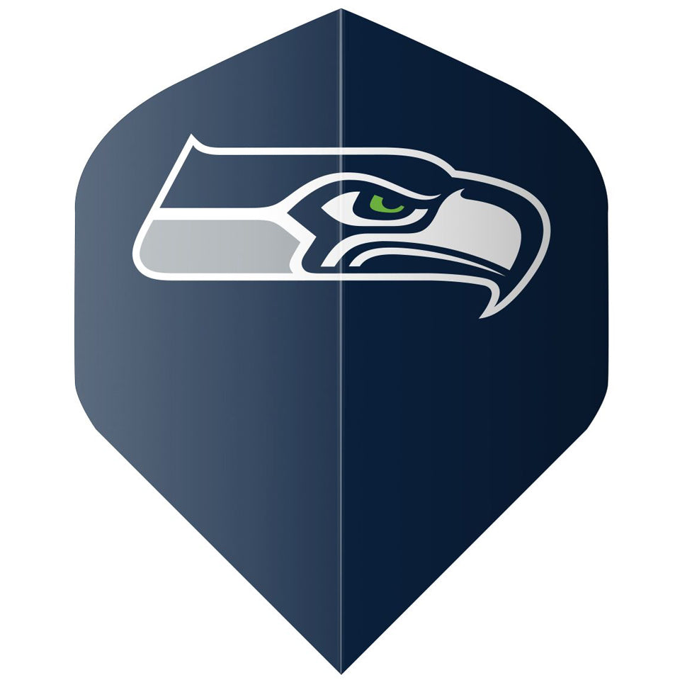 Shot Official Seattle Seahawks Darts Flights - Standard Blue