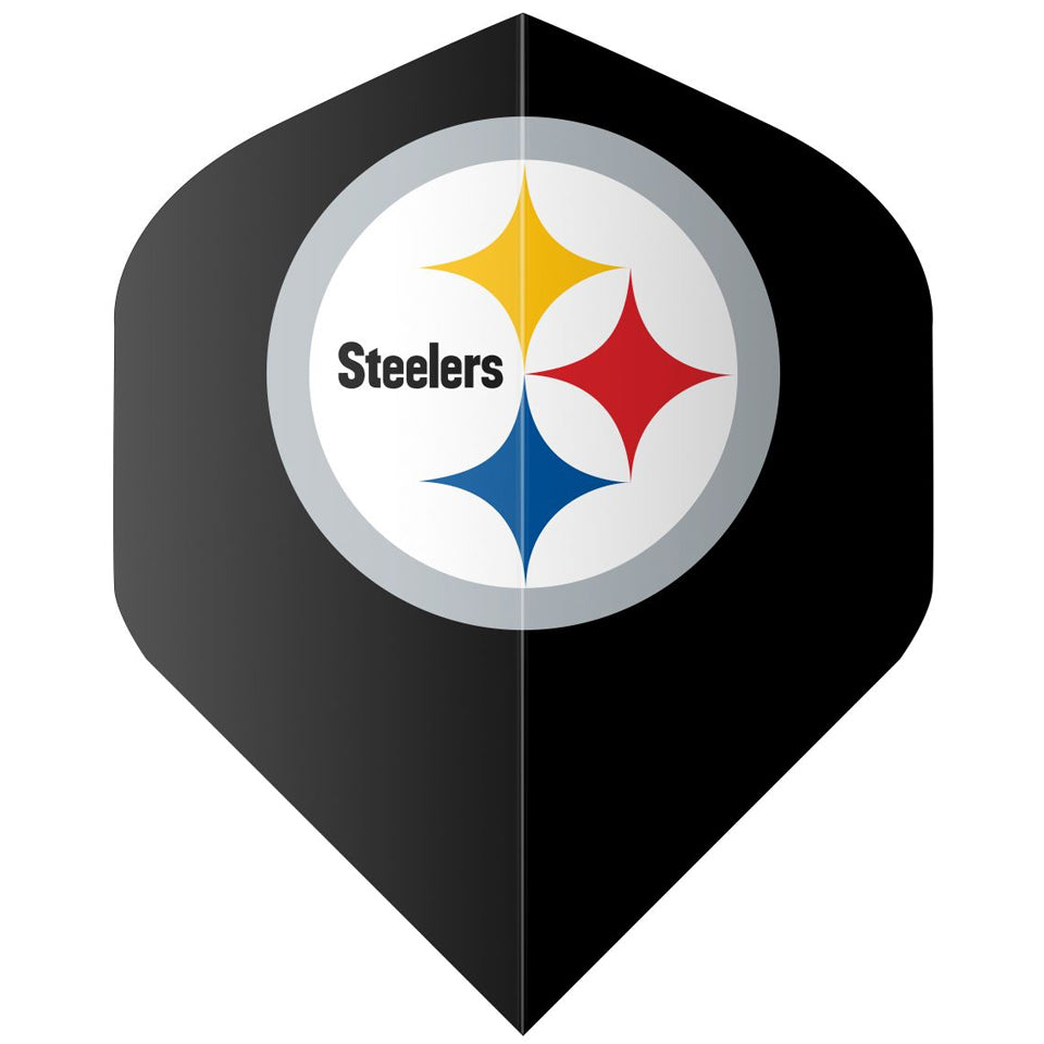 Shot Official Pittsburgh Steelers Darts Flights - Standard