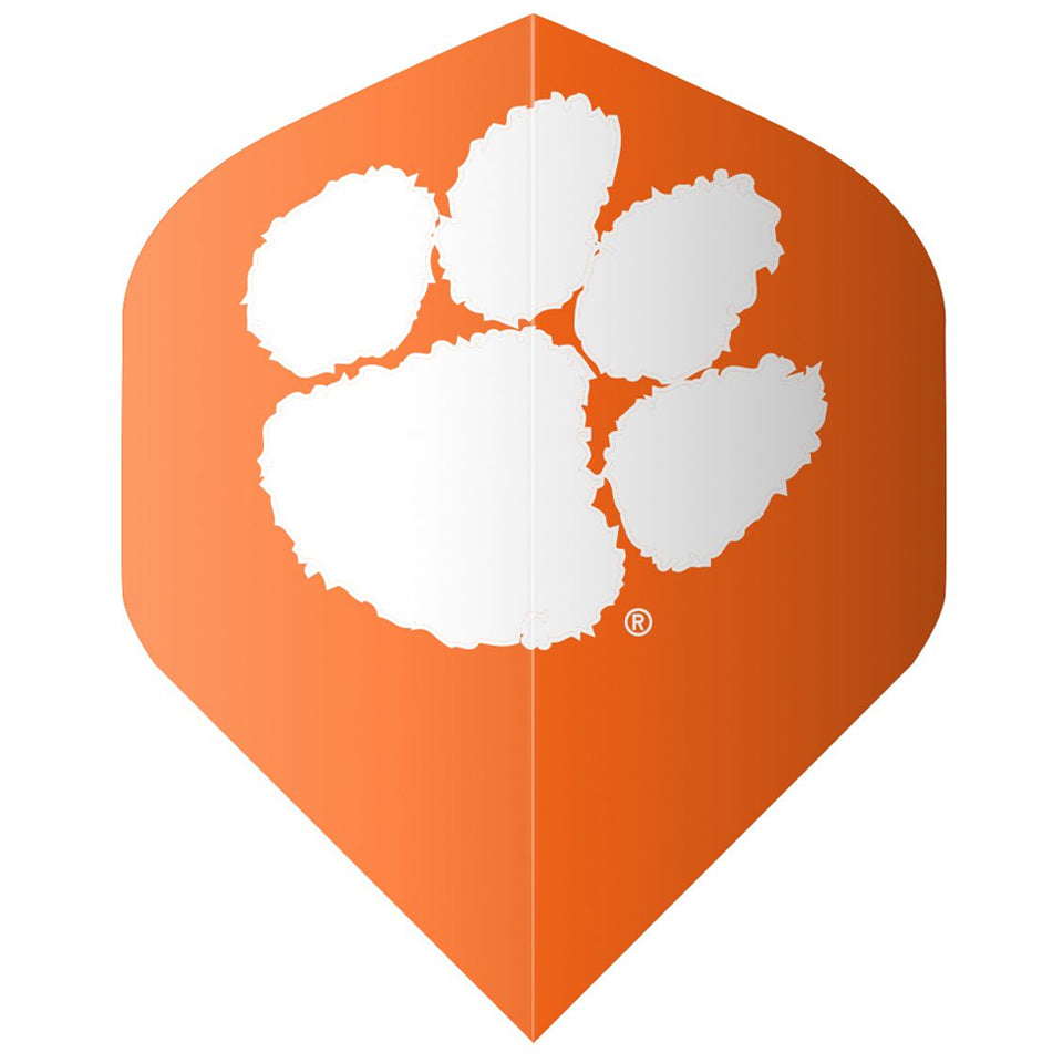 Shot Official Clemson Tigers Darts Flights - Standard