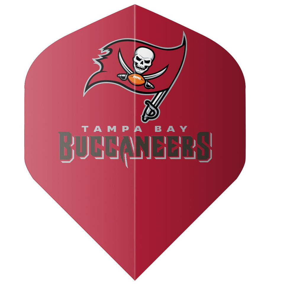 Shot Official Tampa Bay Buccaneers Dart Flights - Standard Red