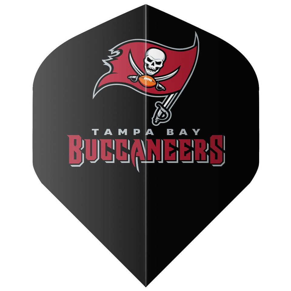 Shot Official Tampa Bay Buccaneers Dart Flights - Standard Black
