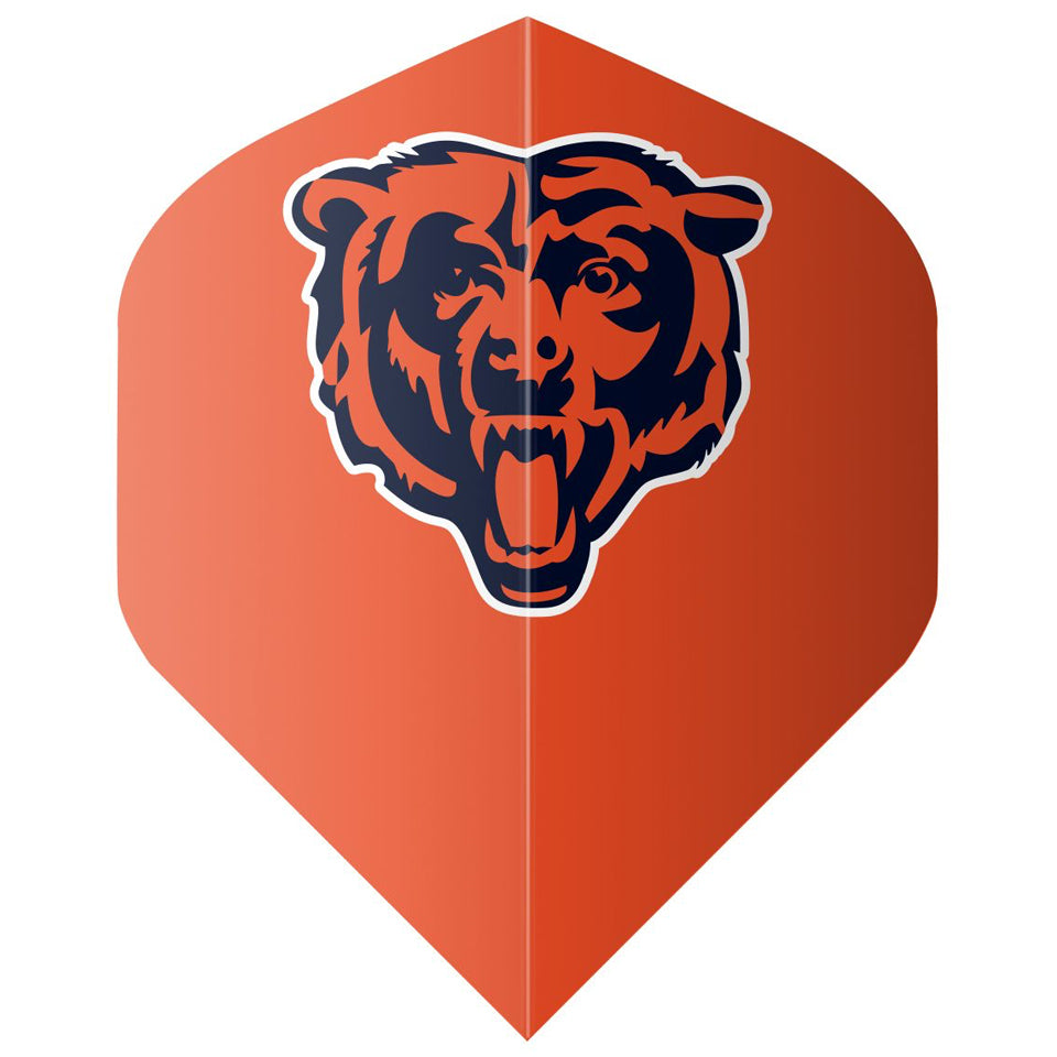 Shot Official Chicago Bears Dart Flights - Standard Orange