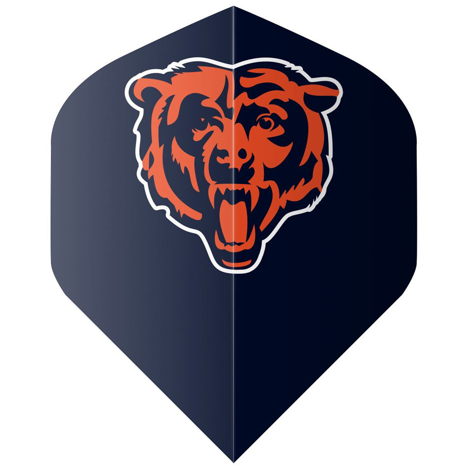 Shot Official Chicago Bears Dart Flights - Standard Blue