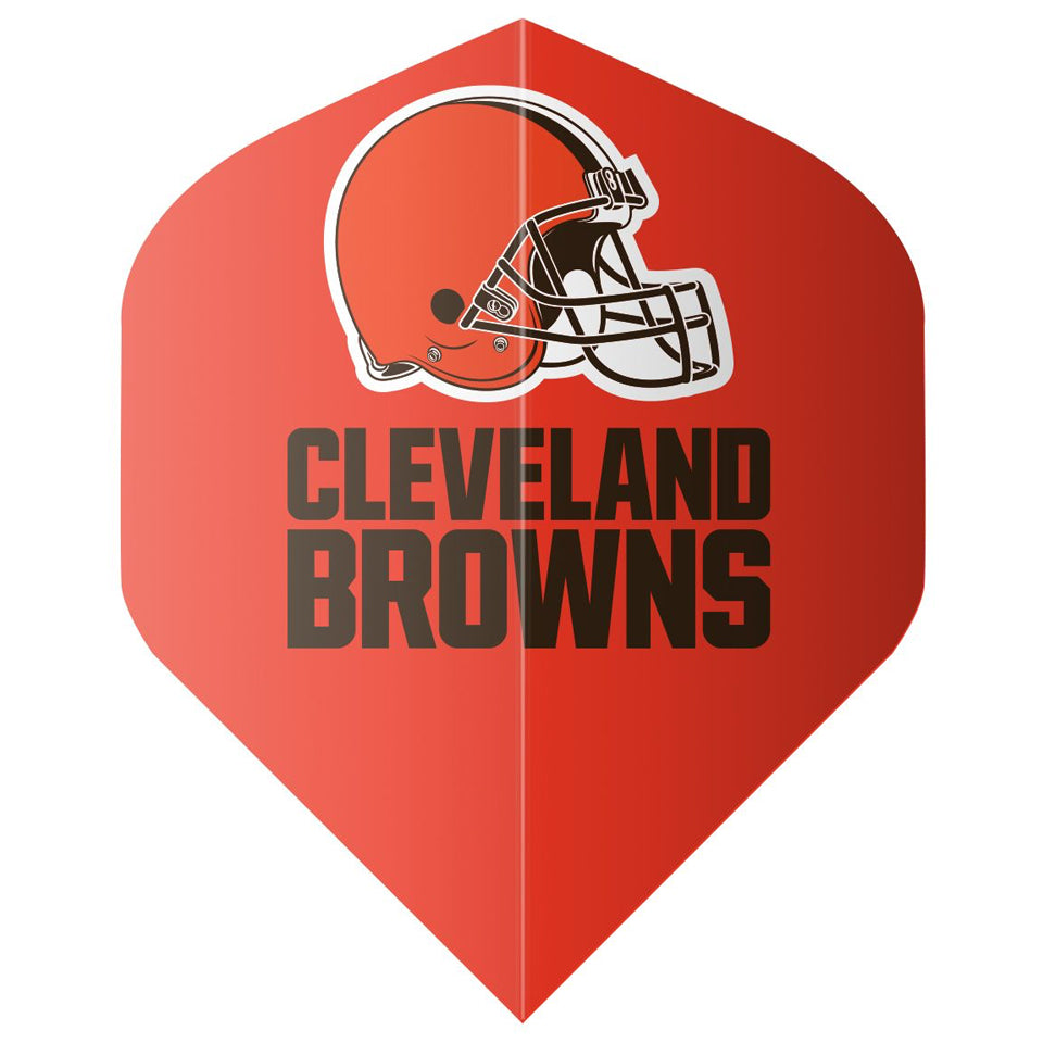 Shot Official Cleveland Browns Dart Flights - Standard Orange