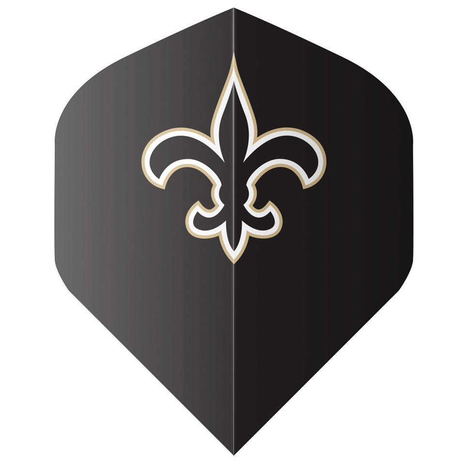 Shot Official New Orleans Saints Darts Flights - Standard Black