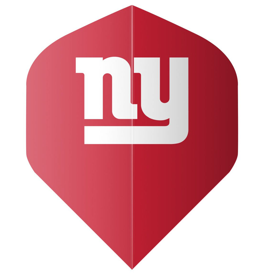Shot Official New York Giants Dart Flights - Standard Red