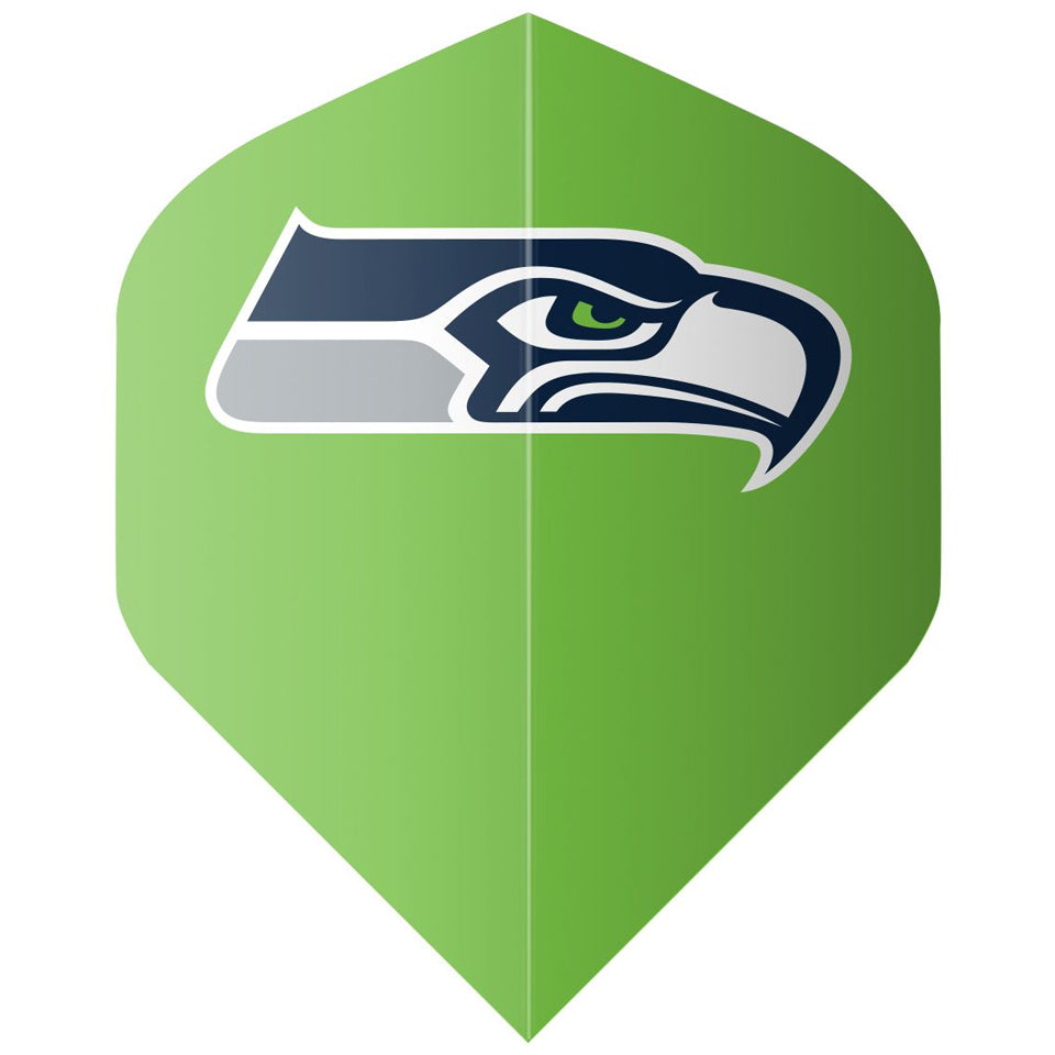 Shot Official Seattle Seahawks Darts Flights - Standard Green