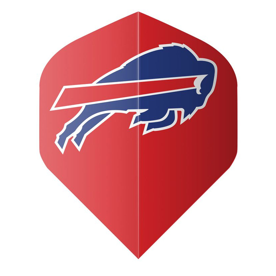 Shot Official Buffalo Bills Dart Flights - Standard Red