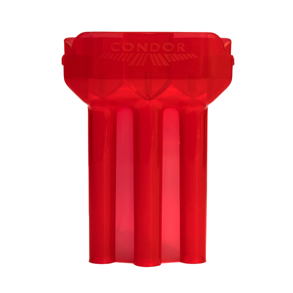 Condor Box Dual Dart Case - Clear Red