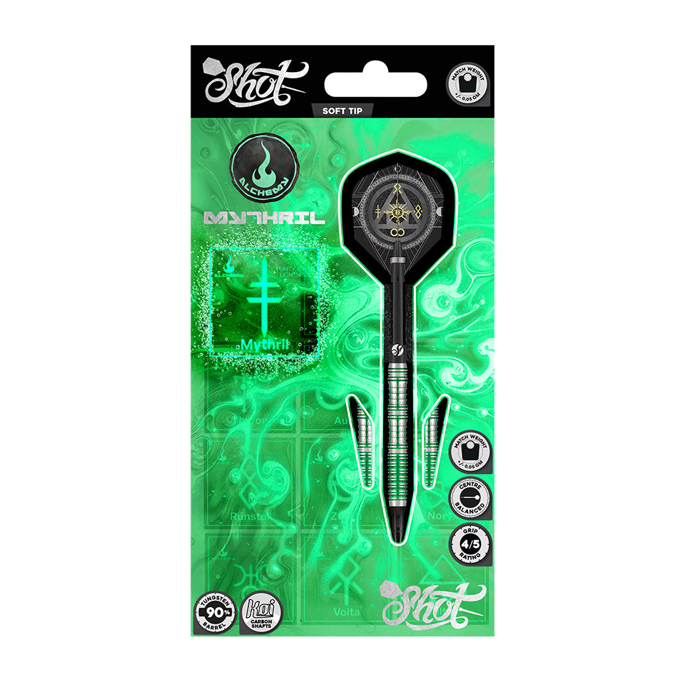 Shot Alchemy Mythril Soft Tip Darts - 20gm