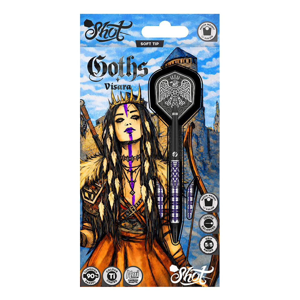 Shot Goths Visara Soft Tip Darts - 20gm