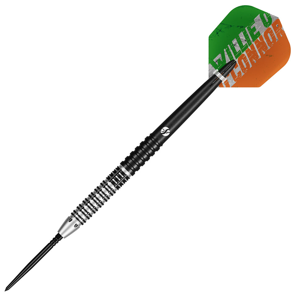 Shot Pro Series Willie O'Connor Magpie Turbo Point Steel Tip Darts - 23gm