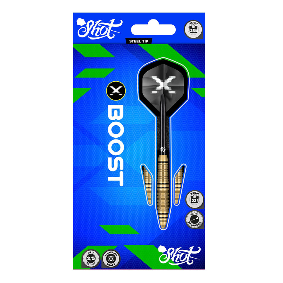 Shot X-Boost Steel Tip Darts - 24gm