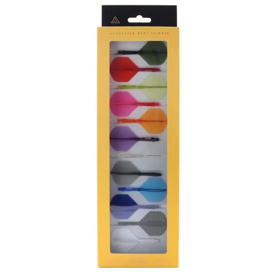 Cuesoul Rost 77 Integrated Dart Flights - Big Standard (L) 33mm (12 Pieces)