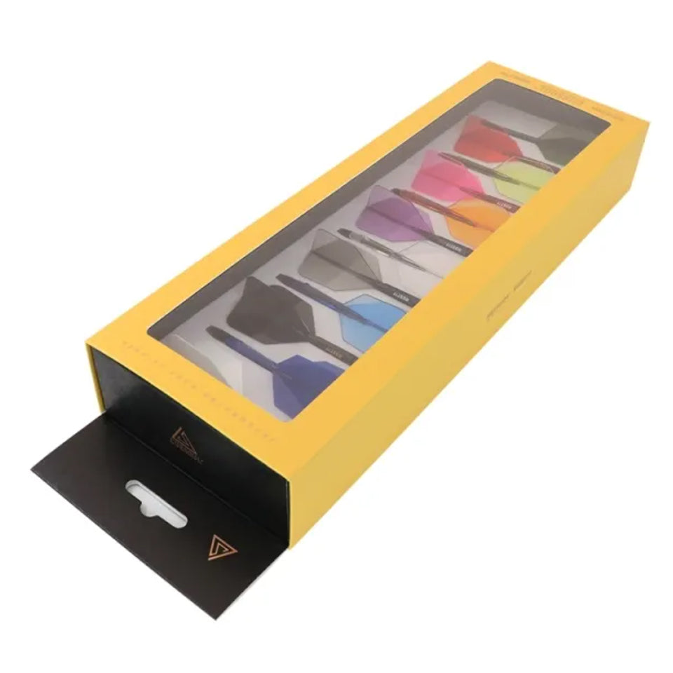 Cuesoul Rost 77 Integrated Dart Flights - Big Wing (M) 28mm (12 Pieces)