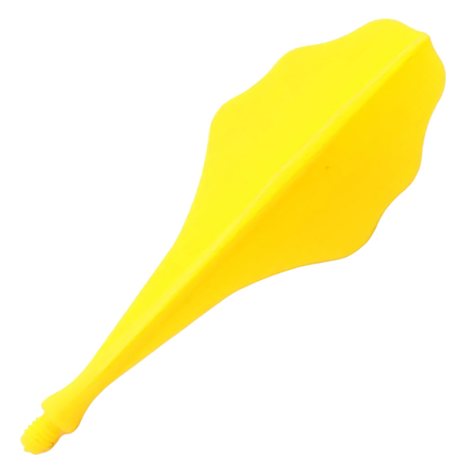 Cuesoul Traj AK8 Integrated Dart Flights - Cloud Yellow