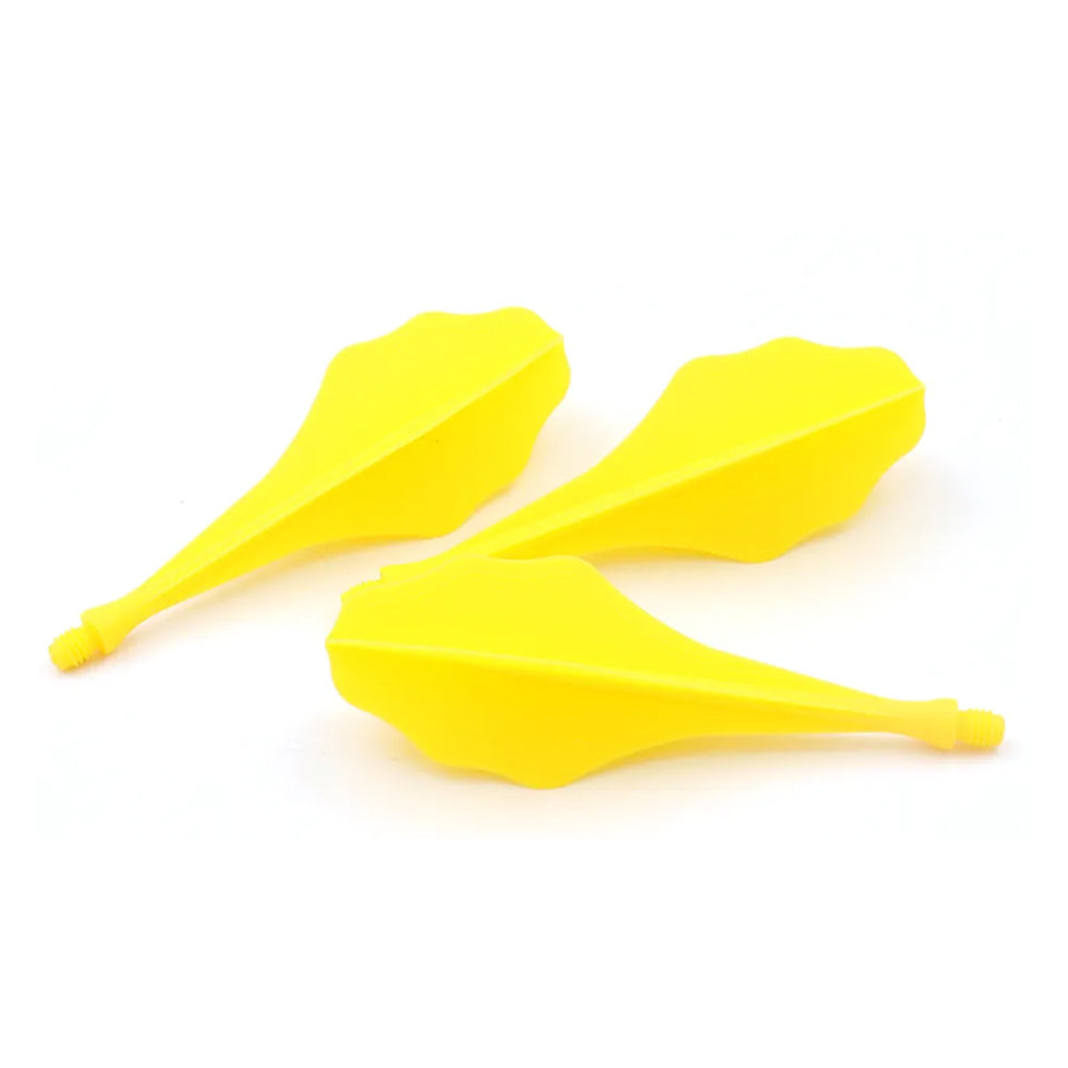 Cuesoul Traj AK8 Integrated Dart Flights - Cloud Yellow