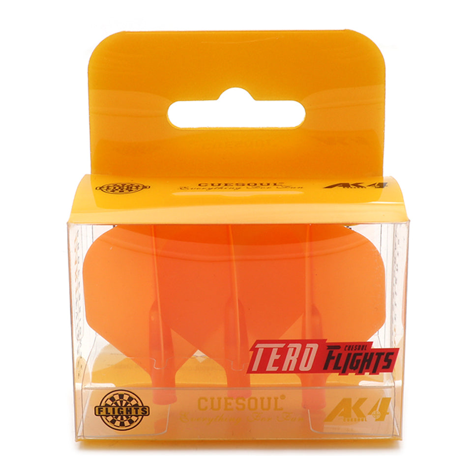 Cuesoul Tero AK4 Dart Flights - Standard Orange