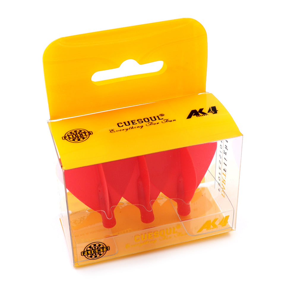 Cuesoul Tero AK4 Dart Flights - Kite Red