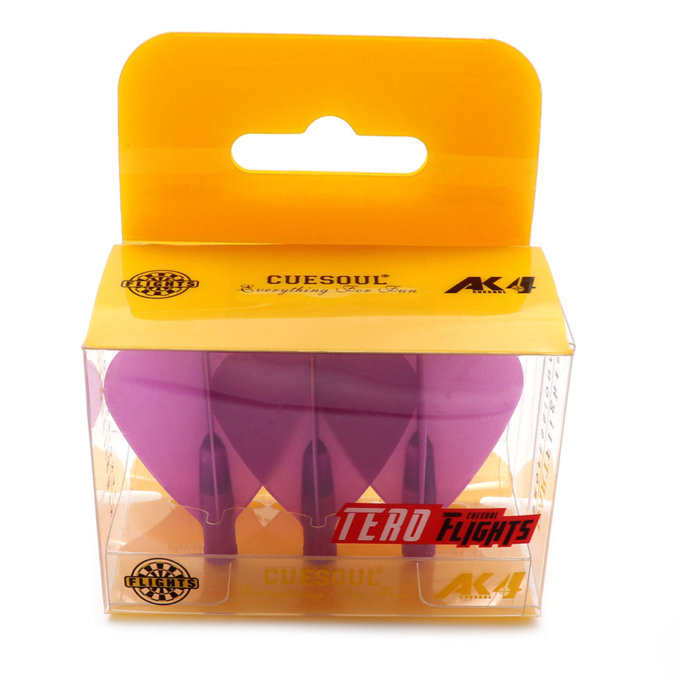 Cuesoul Tero AK4 Dart Flights - Kite Purple