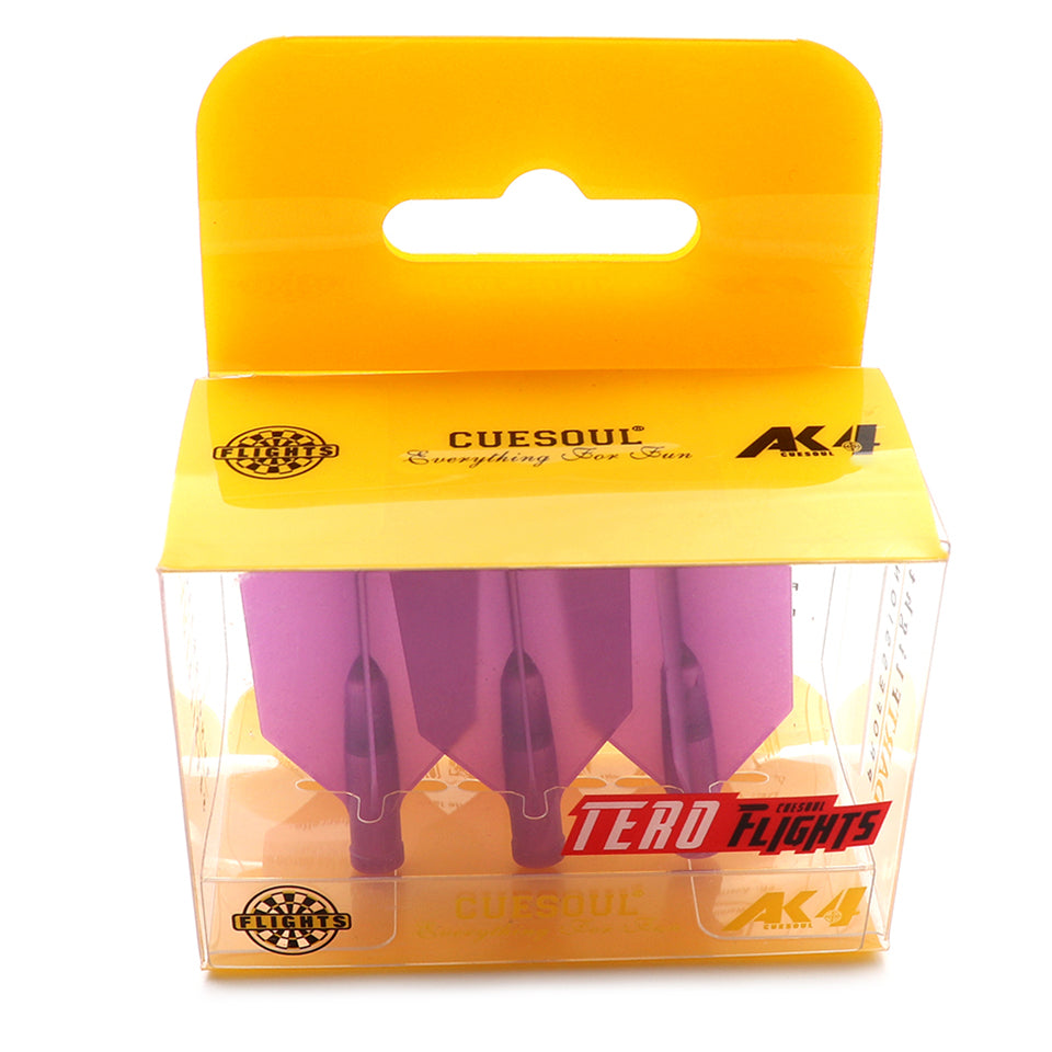 Cuesoul Tero AK4 Dart Flights - Slim Purple