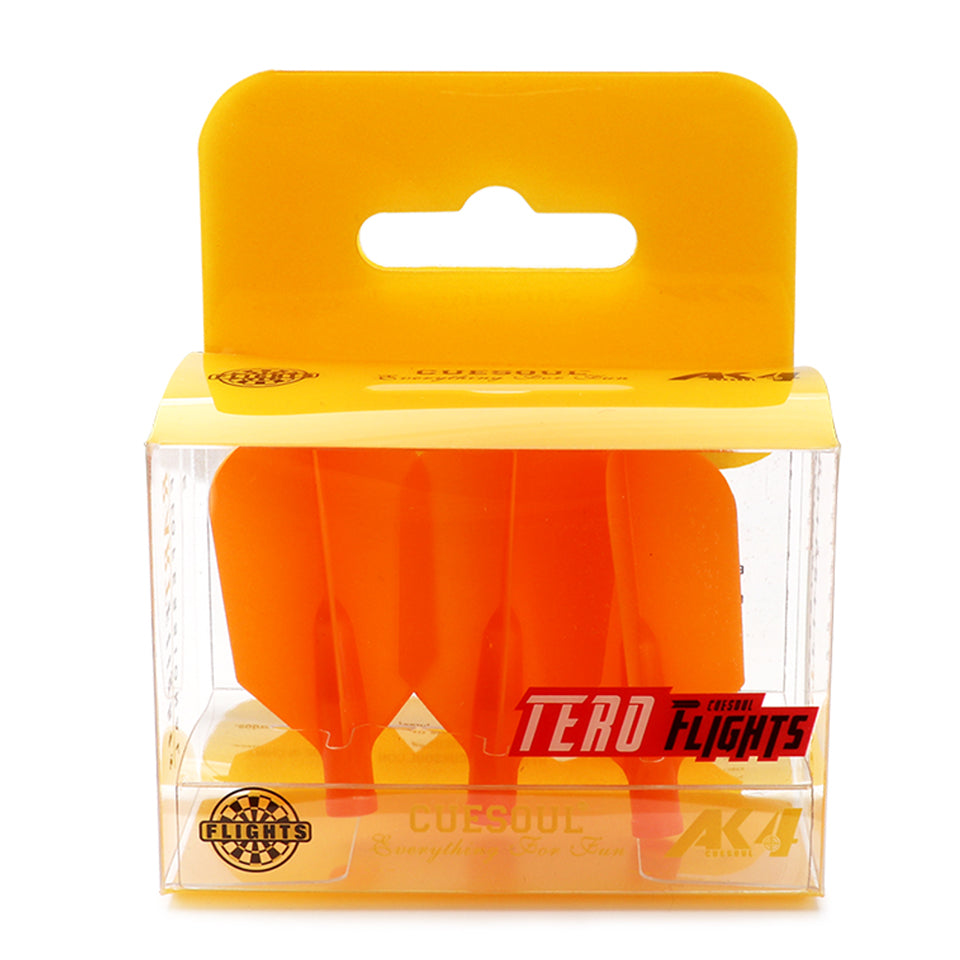 Cuesoul Tero AK4 Dart Flights - Slim Orange