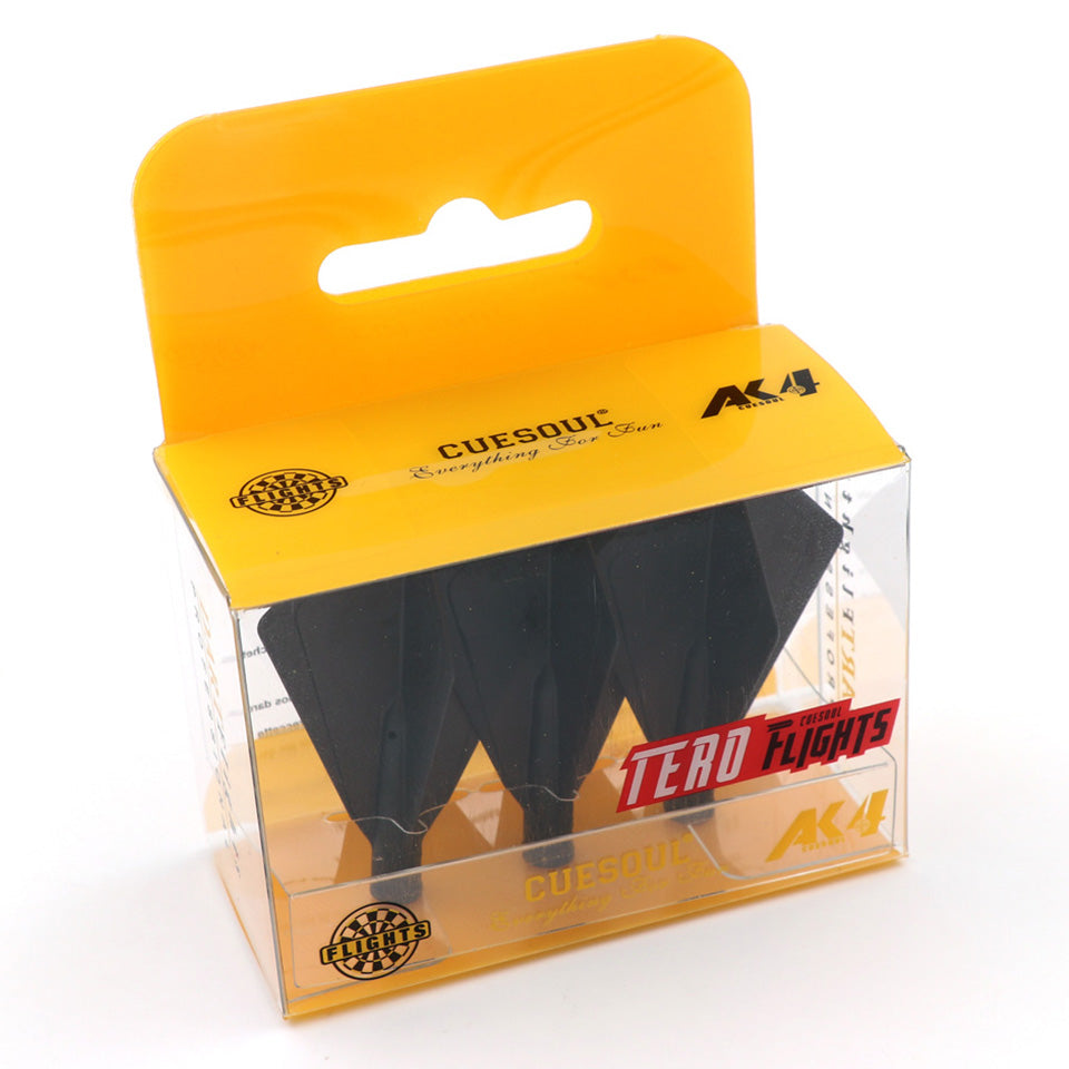 Cuesoul Tero AK4 Dart Flights - Diamond Black