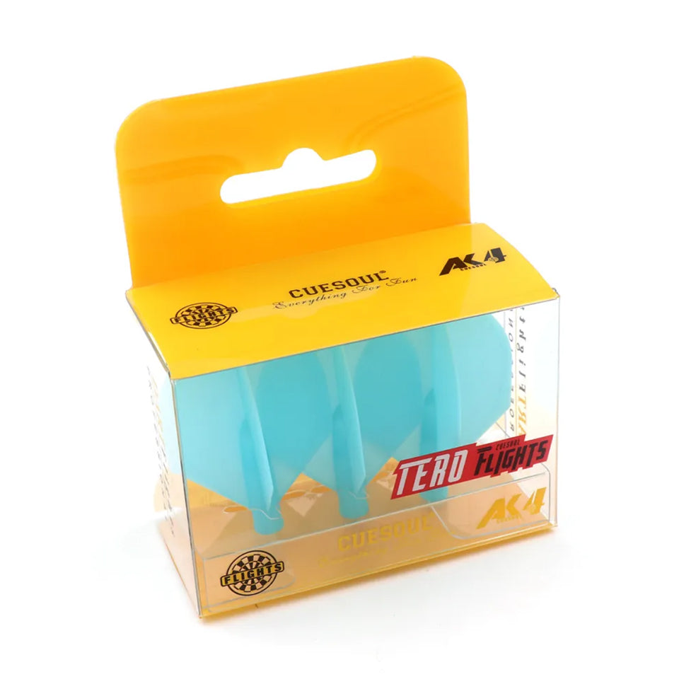 Cuesoul Tero AK4 Dart Flights - Shield Blue